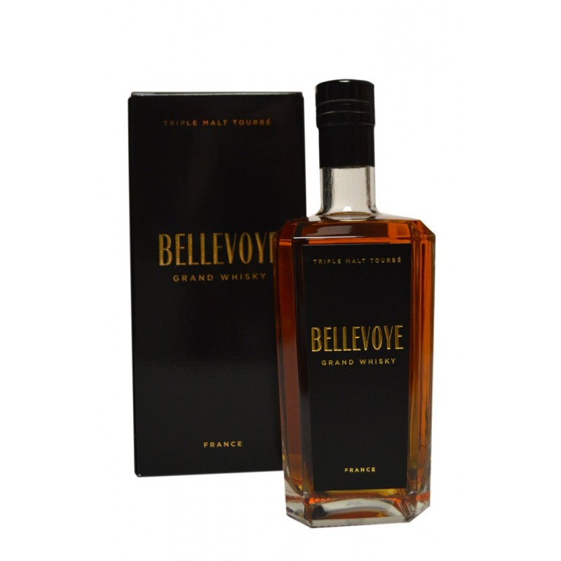 Whisky Bellevoye Noir Triple Malt Tourbé 70 cl
