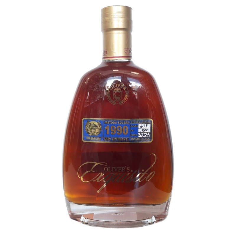 Rhum Exquisito Rhum Vieux Solera 1990 - République Dominicaine - 70 cl - 40%