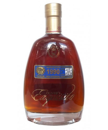 Rhum Exquisito Rhum Vieux Solera 1990 - République Dominicaine - 70 cl - 40%