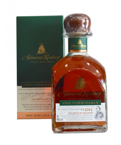 Rhum Admiral Rodney HMS Formidable - Sainte Lucie - 70cl - 40%