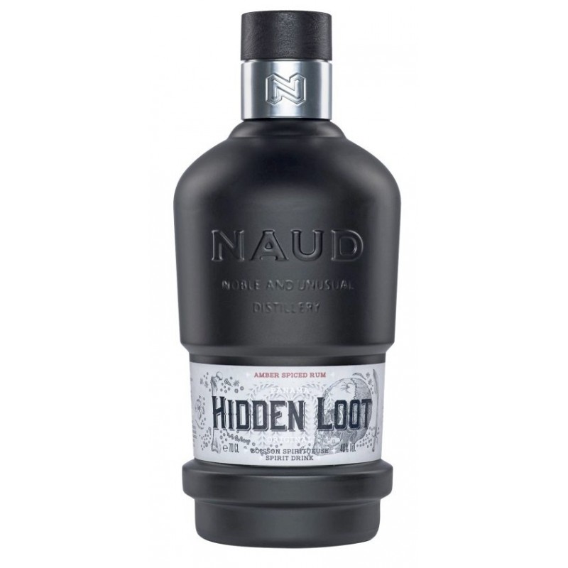 Rhum épicé Naud Hidden Loot Amber Spiced rum 40%