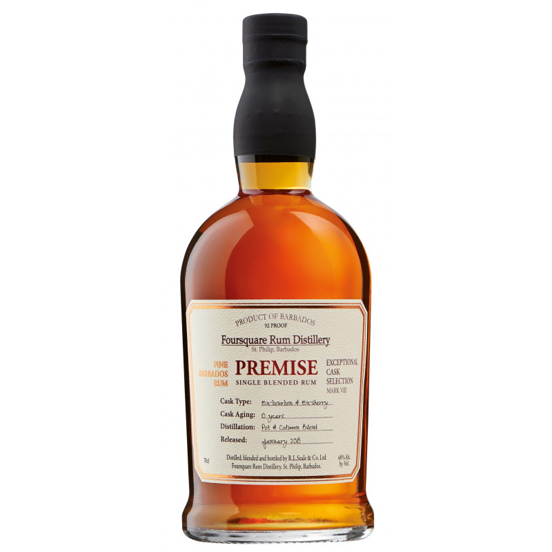 Rhum Foursquare 10 ans Premise - Barbades - 70cl - 46%