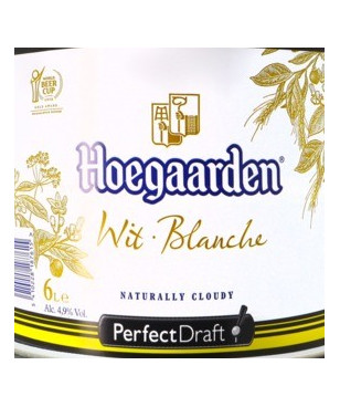 Fut Perfect Draft Hoegaarden blanche - 6L - 4.9%