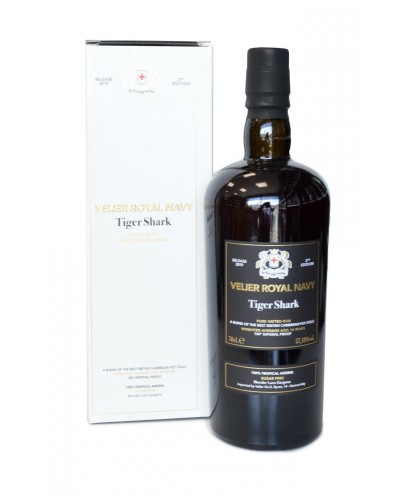 Rhum Velier Royal Navy 2ème Edition Tiger Shark 14 ans - 70cl - 57.18%