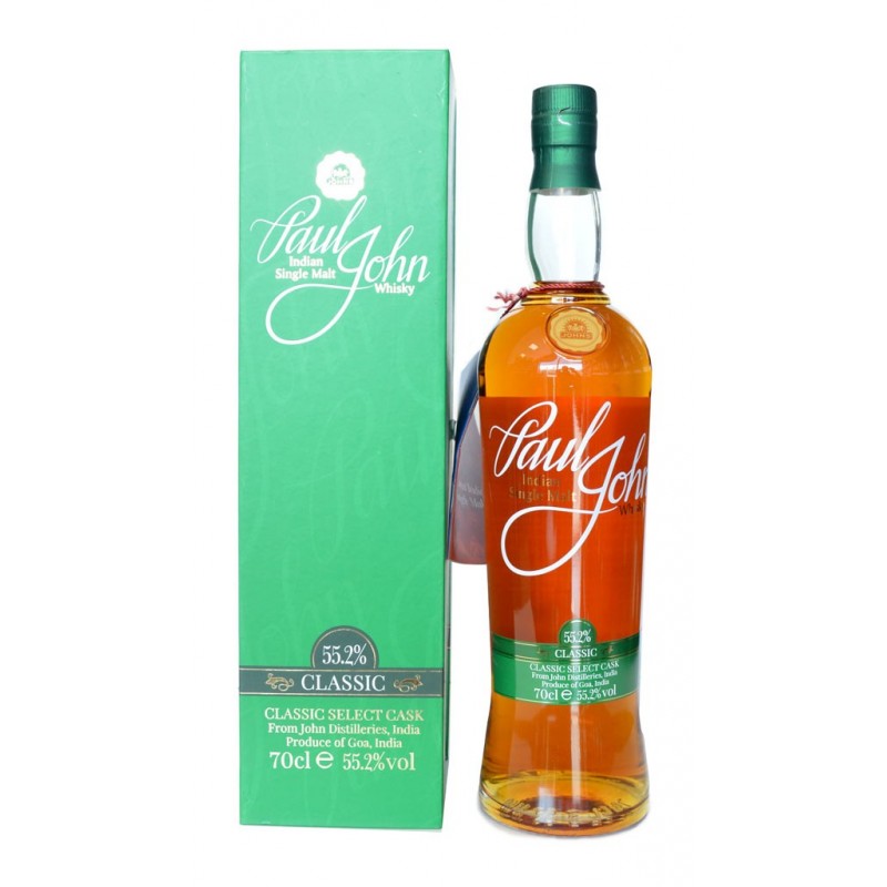 Whisky Paul John Classic Select Cask - Inde - 70cl - 55.2%