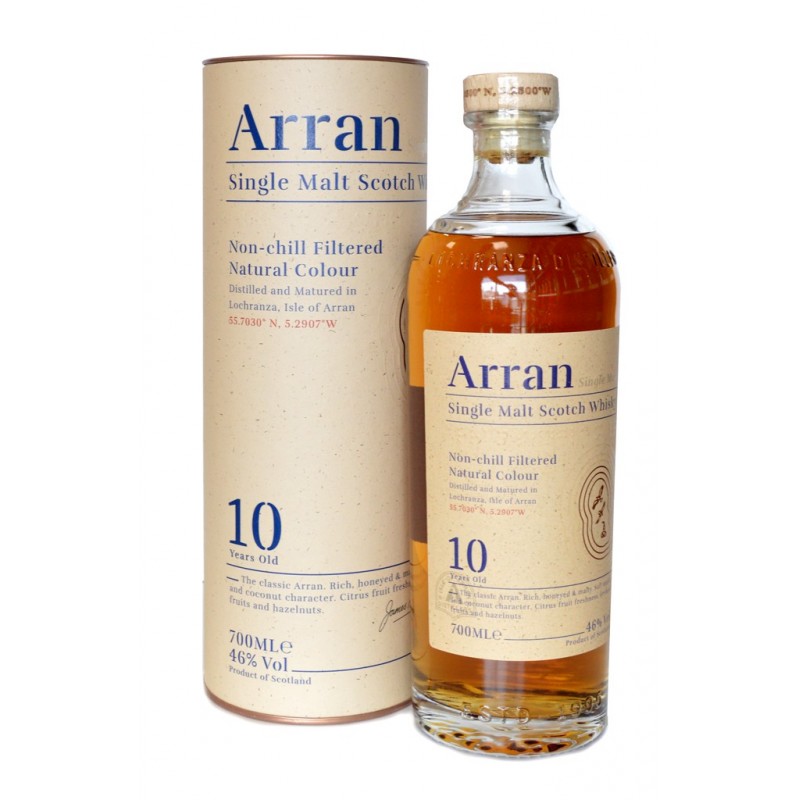 Whisky Arran 10 ans - Ecosse - 70cl - 46%