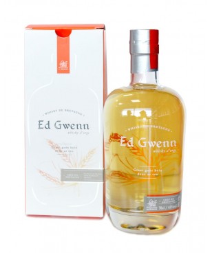 Whisky d'Orge de Bretagne Ed Gwenn Distillerie des Menhirs - France - 70cl - 45%