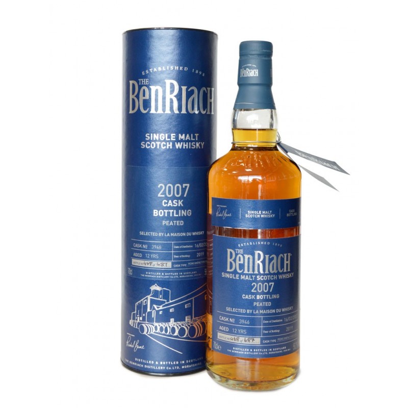 Whisky Benriach 12 ans Peated 2007 PX Finish Little Big Book - Ecosse - 70cl - 56.2%