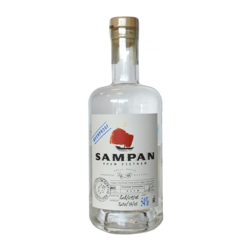 Rhum Sampan Overproof - Vietnam - 70cl - 54%