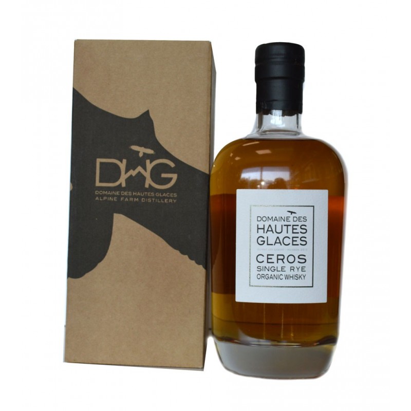 Whisky Domaine des Hautes Glaces Ceros Single rye organic - France - 70cl - 53%