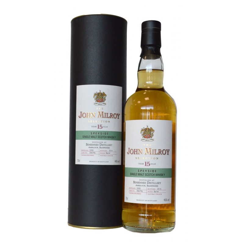 Whisky Benrinnes 15 ans John Milroy - Ecosse - 70cl - 46%