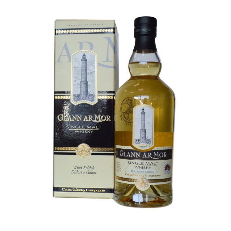 Whisky Glann Ar Mor single malt whisky Bourbon Barrel - France - 70cl - 46%