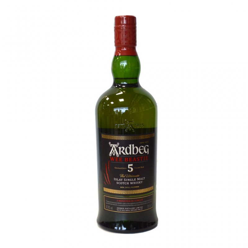Whisky Ardbeg Wee Beastie 5 ans - Ecosse - 70cl - 47.4%