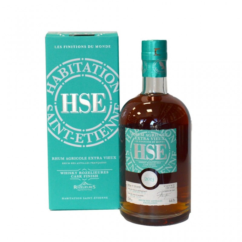 Rhum HSE finition whisky Rozelieures 2013 - Martinique - 50cl - 44%