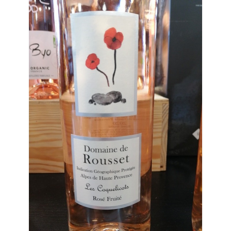 IGP Alpes de Haute Provence Rosé Fruité Coquelicot 2020 Domaine de Rousset
