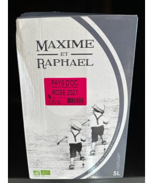 BIB IGP Pays d'Oc Rosé Maxime et Raphaël - France - 5L - 12.5%