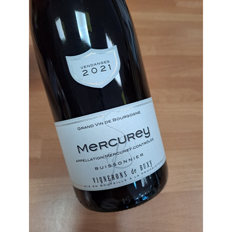 Mercurey rouge 2021 Vignerons de Buxy