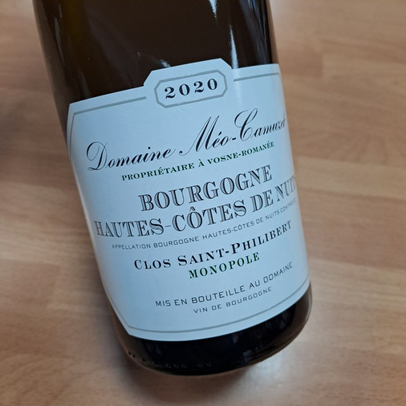 Bourgogne Hautes-Côtes-de-Nuits blanc 'Clos St Philibert' 2020 Méo-Camuzet