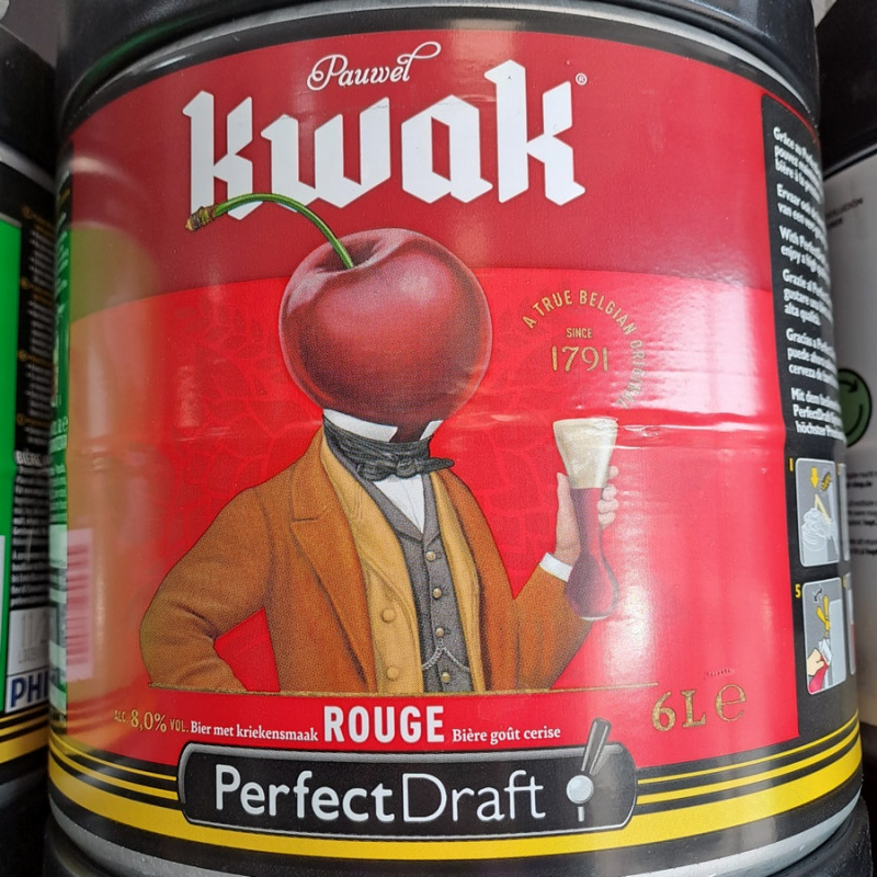 Fut perfect draft Kwak Rouge 6L - consigne incluse
