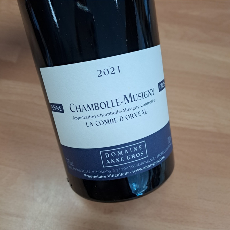 Chambolle-Musigny "La Combe d'Orveau" 2021 Anne Gros