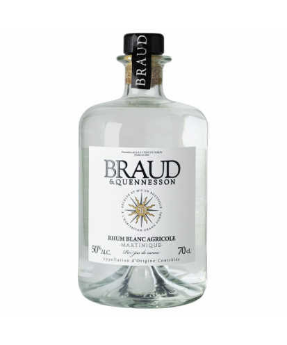 Rhum agricole blanc 50% Braud & Quennesson