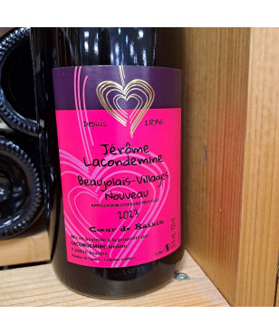 Beaujolais Villages Cœur de raisin 2023 Lacondemine