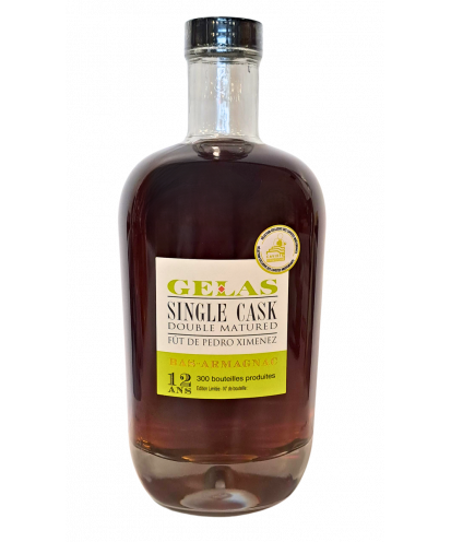 Bas Armagnac 12 ans Single Cask Double matured Fût de PX Gelas