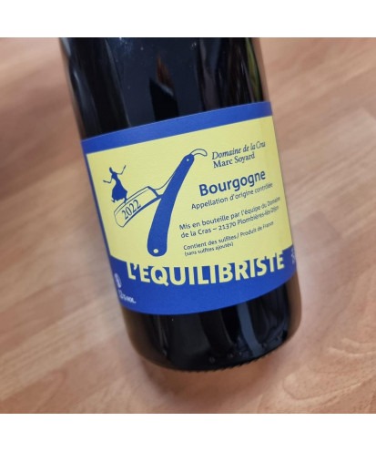 Bourgogne rouge L'équilibriste 2022 Domaine de la Cras