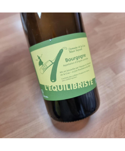 Bourgogne blanc L'équilibriste 2022 Domaine de la Cras