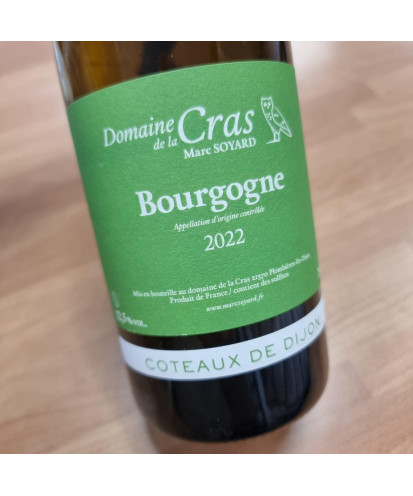 Bourgogne blanc Côteaux de Dijon 2022 Domaine de la Cras