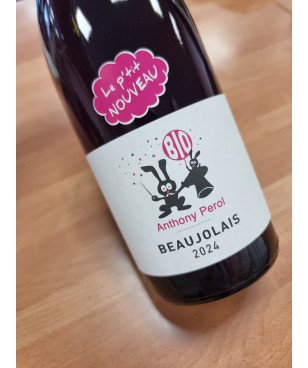 Beaujolais nouveau 2025 "Le P'tit Nouveau" Anthony Perol (vente à partir du 20/11/25)