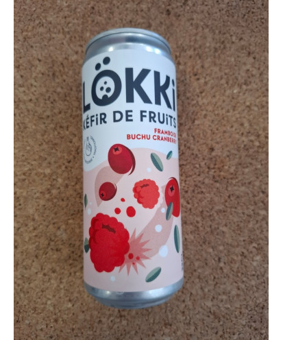 Kéfir de fruits Framboise Buchu Cranberry Lökki