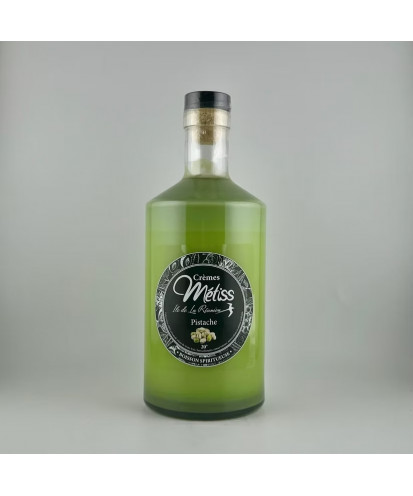 Crème de rhum à la pistache Métiss