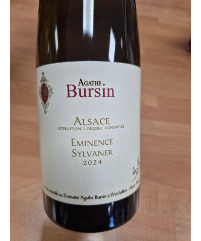 Alsace Sylvaner Eminence 2024 Agathe Bursin - 75cl