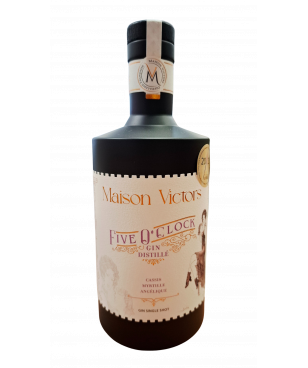 Gin Five O'Clock Maison Victors - France - 70cl - 46%