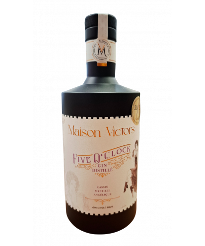 Gin Five O'Clock Maison Victors - France - 70cl - 46%