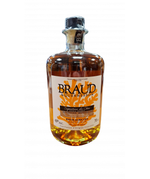 Rhum agricole Elevé sous Bois Braud & Quennesson Signature du Chai